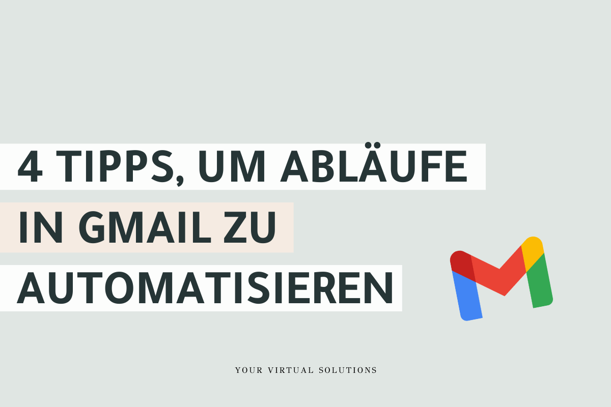 Gmail Tipps: 4 Tipps, um Gmail zu automatisieren
