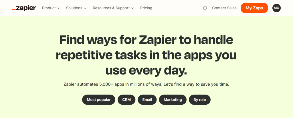 Prozessautomatisierung mit Zapier: Zapier Explore