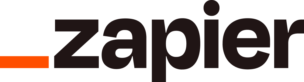 zapier-logo_black Zapier Automatisierung Tool Logo - No-Code Business Integration